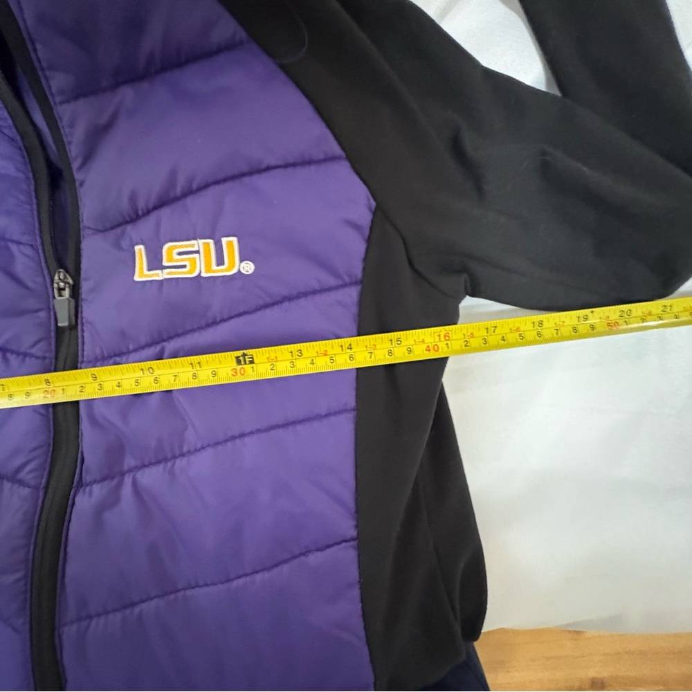 LSU Tigers purple and black full-zip jacket - Picture 9 of 10